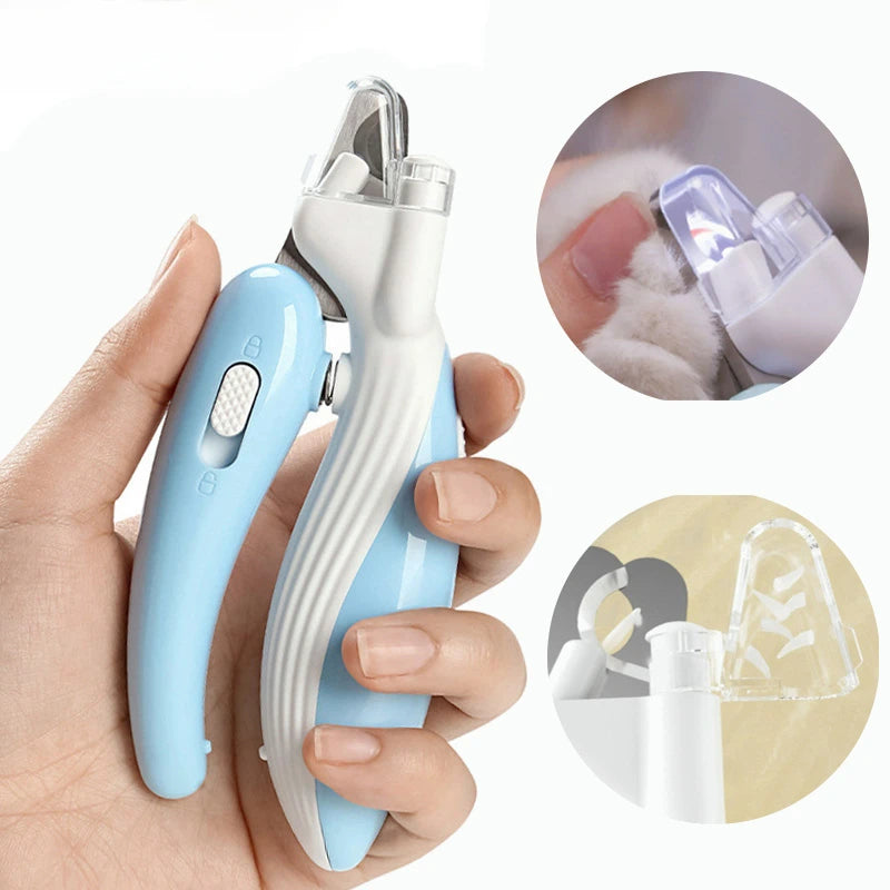 Professional LED Pet Nail Clippers for Dogs & Cats