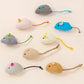 3/7PC Plush Rat Cat Toys | Durable Linen & Interactive Fun