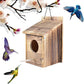 Weatherproof Wooden Bird House for Canadian Outdoor Birds