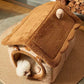 Cozy Four Season Pet Bed - Enclosed Teddy Bear Style (Canada)