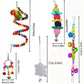 7-Pc Wood Parrot Toys & Bird Cage Accessories Set