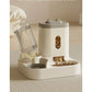 Automatic Pet Feeder: Integrated Food & Water for Cats & Dogs LC