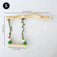 Wood Parrot Double Layer Stand & Swing Toy | Beak & Claw Grinder