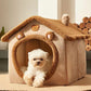 Cozy Four Season Pet Bed - Enclosed Teddy Bear Style (Canada)