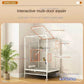 Luxury Large Bird Villa Cage for Breeding Parrots & Exotic Birds