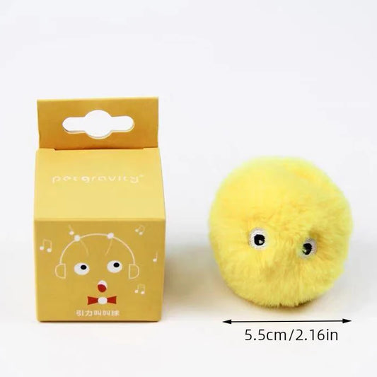 Smart Interactive Plush Cat Sound Toy Ball | Catnip Ready