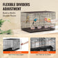 SucceBuy 30" Divided Stackable Bird Cage | Small Birds