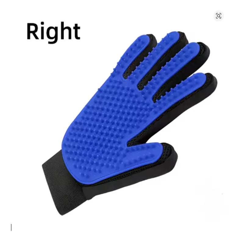 Pet Grooming & Deshedding Glove for Dogs & Cats - Hair Remover