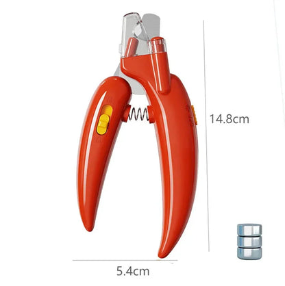 Professional LED Pet Nail Clippers for Dogs & Cats
