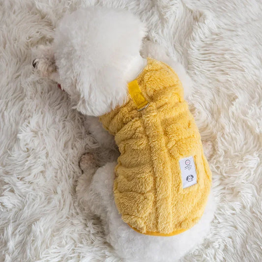Cozy Fleece Dog & Cat Sweater - Warm Winter Pullover for Small Breeds