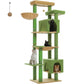 Tall Multi-Level Cat Tree Tower for Multiple Indoor Cats w/ Condo