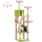 Tall Multi-Level Cat Tree Tower for Multiple Indoor Cats w/ Condo