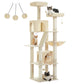 Tall Multi-Level Cat Tree Tower for Multiple Indoor Cats w/ Condo