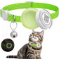 Airtag Cat Collar for Easy Tracking & Safety - Reflective QR ID