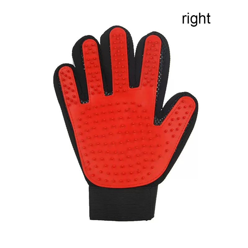 Pet Grooming & Deshedding Glove for Dogs & Cats - Hair Remover