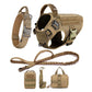 Tactical Dog Harness Vest w/ MOLLE | German Shepherd Malinois Training