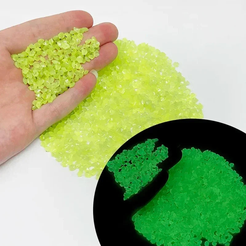 Glow in Dark Luminous Pebbles for Garden & Aquarium Decor