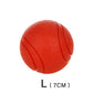 HOOPET Tough Red Rubber Dog Ball - Chew Proof S-XL