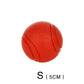 HOOPET Tough Red Rubber Dog Ball - Chew Proof S-XL