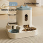 Automatic Pet Feeder: Integrated Food & Water for Cats & Dogs