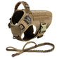 Tactical Dog Harness Vest w/ MOLLE | German Shepherd Malinois Training