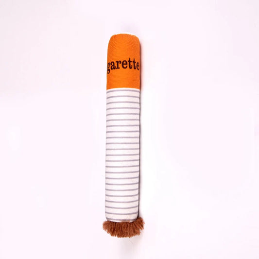 Funny Cigarette Box Dog Toy Interactive Plush & Chew
