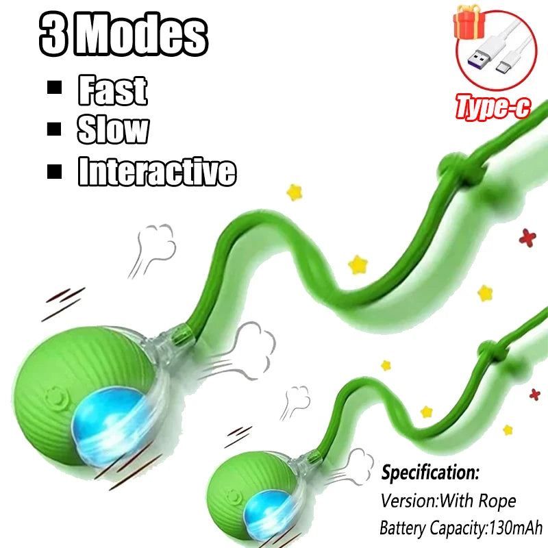 Smart Interactive Cat Ball Toy | Automatic Self-Moving for Cats