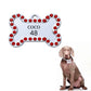 Custom Engraved Bronze Dog ID Tag | Personalized Pet Nameplate