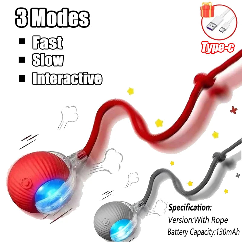 Smart Interactive Cat Ball Toy | Automatic Self-Moving for Cats