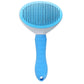Self-Cleaning Pet Grooming Brush for Dogs & Cats - Hair Remover