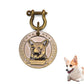 Custom Engraved Bronze Dog ID Tag | Personalized Pet Nameplate