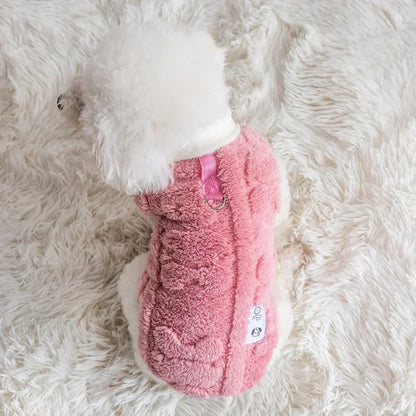 Cozy Fleece Dog & Cat Sweater - Warm Winter Pullover for Small Breeds