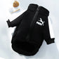Winter Baseball Dog Jacket Hoodie for Small/Medium Dogs