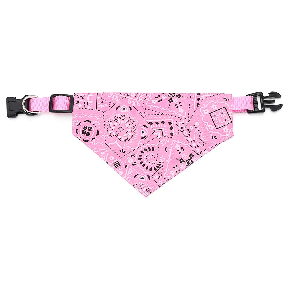 Adjustable Washable Pet Bandana Scarf for Dogs & Cats