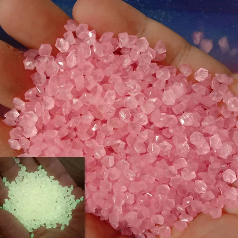 Glow in Dark Luminous Pebbles for Garden & Aquarium Decor