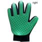 Pet Grooming & Deshedding Glove for Dogs & Cats - Hair Remover