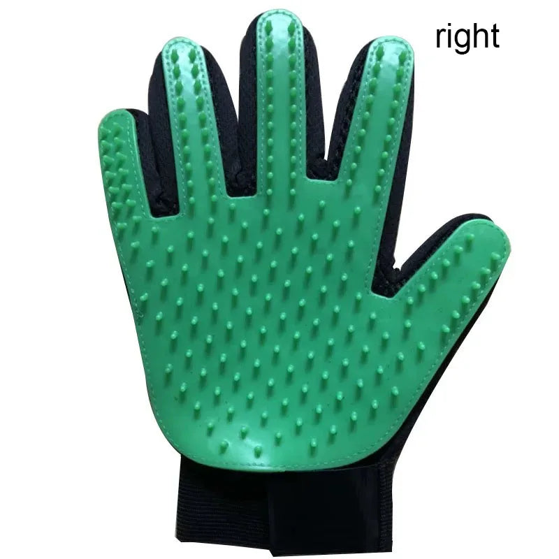 Pet Grooming & Deshedding Glove for Dogs & Cats - Hair Remover