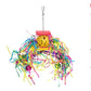 5-Piece Natural Wood Parrot Chewing & Enrichment Toy Set