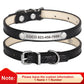 Personalized Bling Leather Cat & Small Dog Collar with Engraved ID