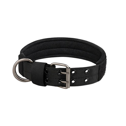 Tactical Nylon Dog Collar - Adjustable & Durable for Med/Lrg Dogs